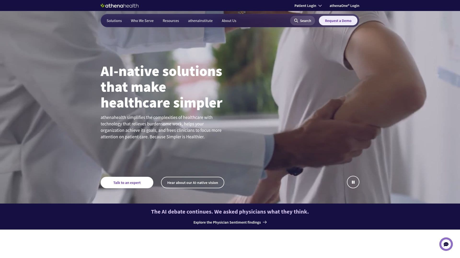 Soluções de Saúde athenahealth screenshot