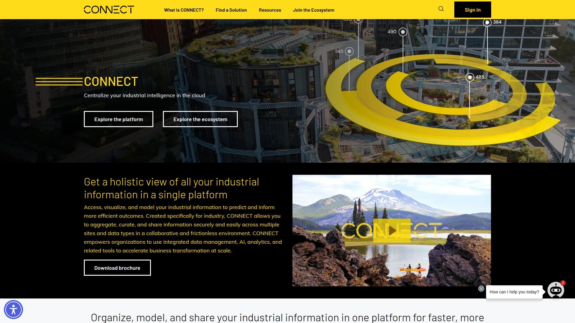 AVEVA CONNECT screenshot
