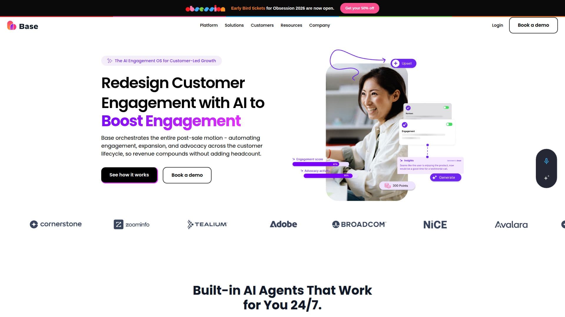 Base AI Engagement OS screenshot
