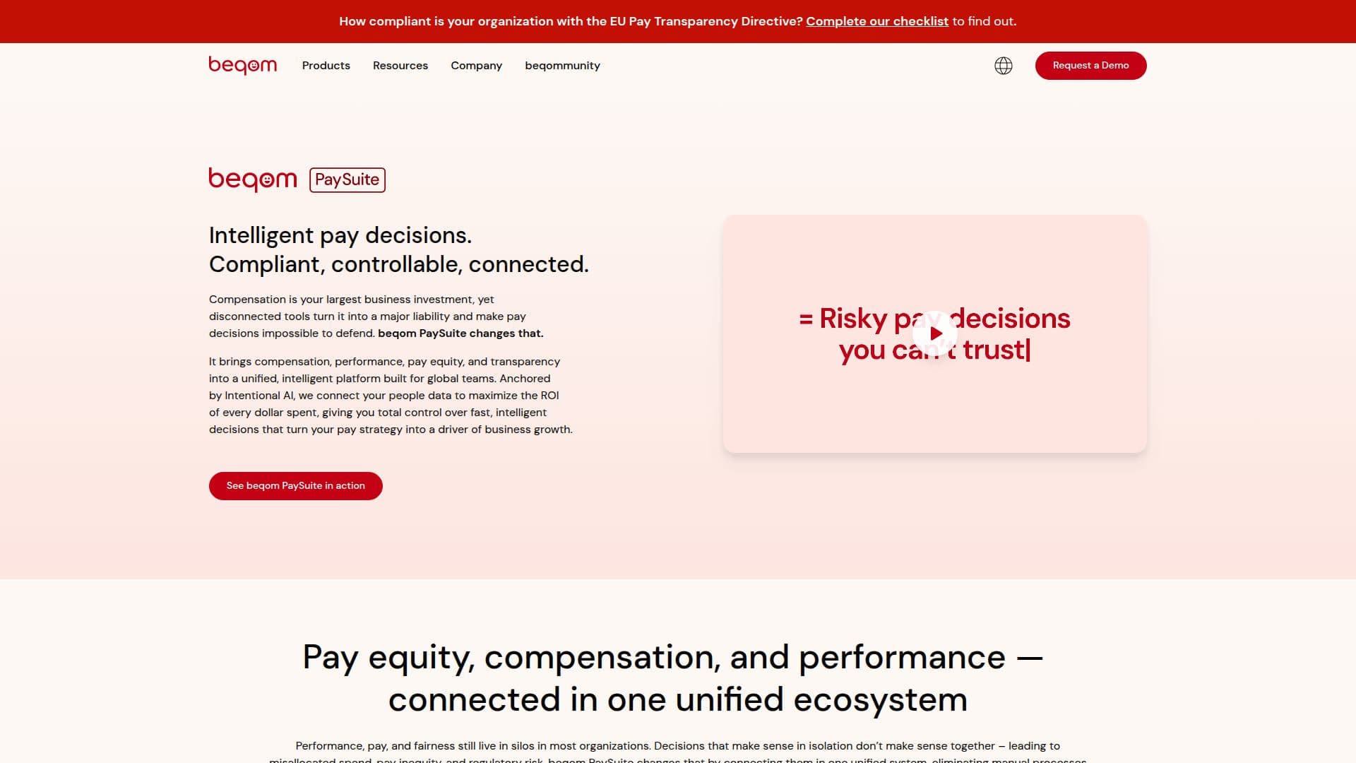 beqom PaySuite screenshot
