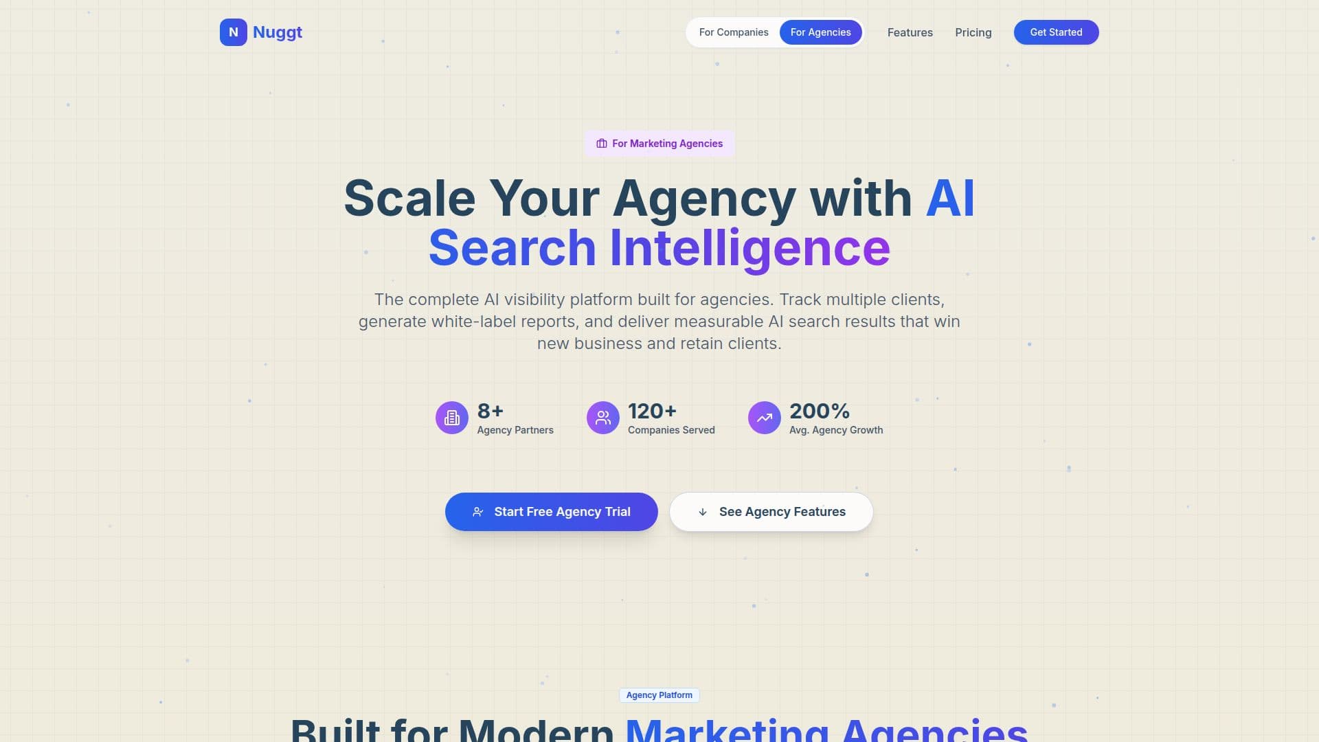 Nuggt SEO Platform screenshot