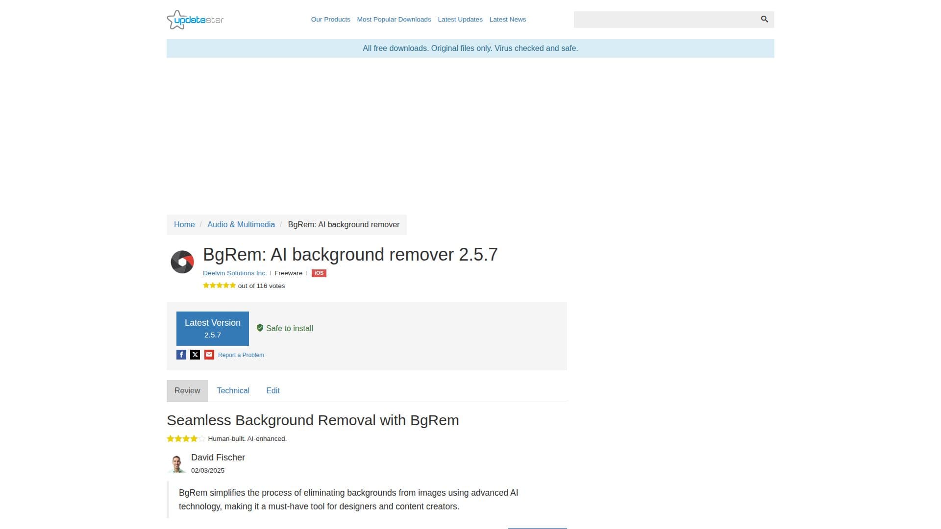 BGRem AI Remover de Fundo screenshot