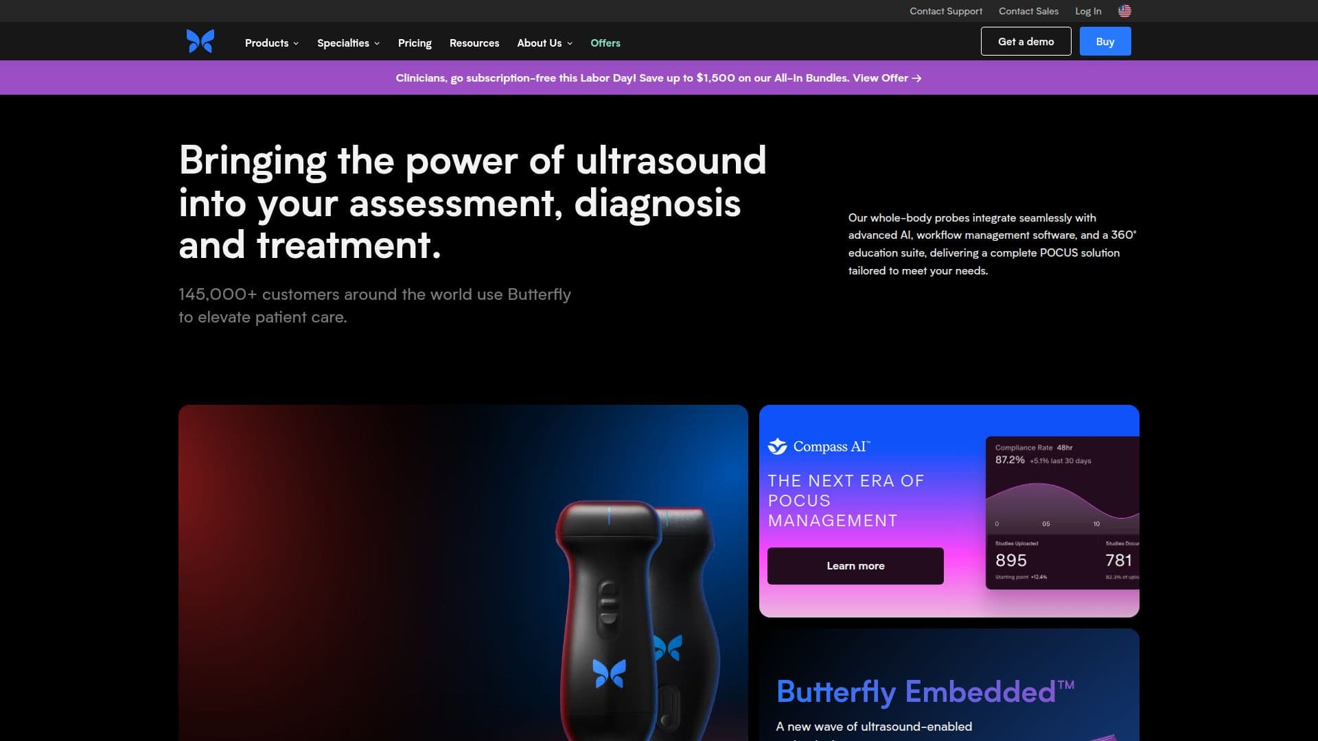Soluções de Ultrassom da Butterfly Network screenshot