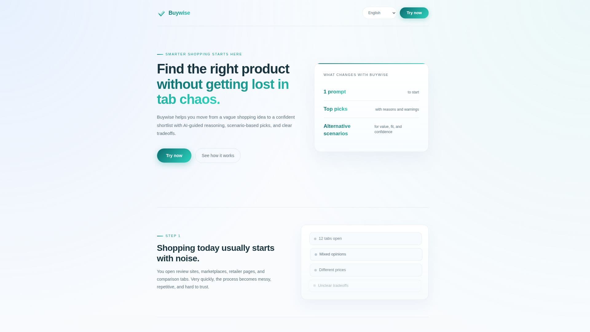 BuyWisely AI screenshot