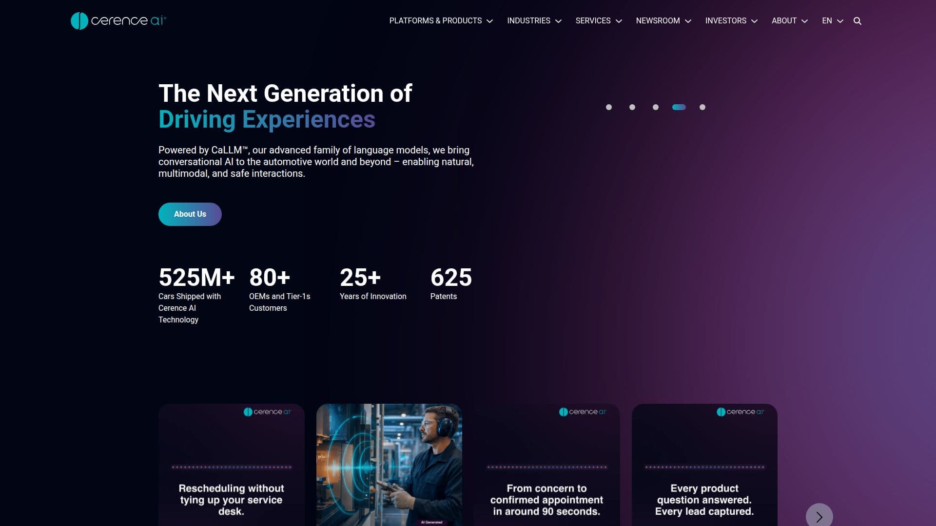 Cerence AI for Automotive screenshot