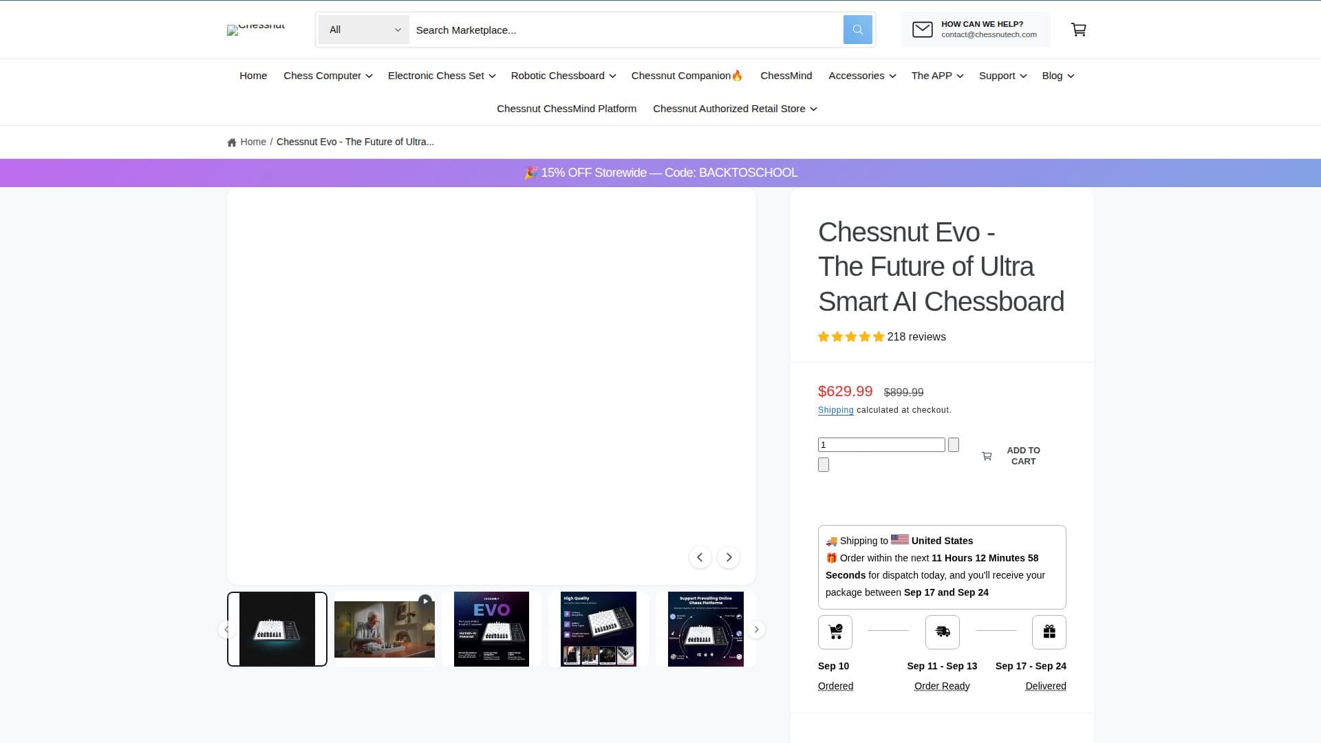 Tabuleiro de Xadrez AI Chessnut Evo screenshot