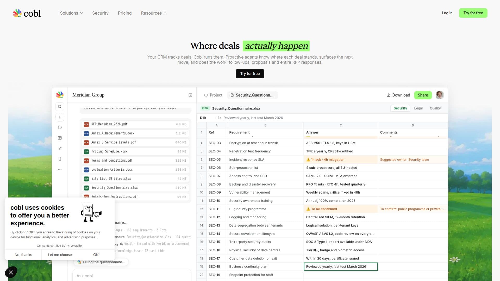 Cobl - Assistant de Deal IA screenshot