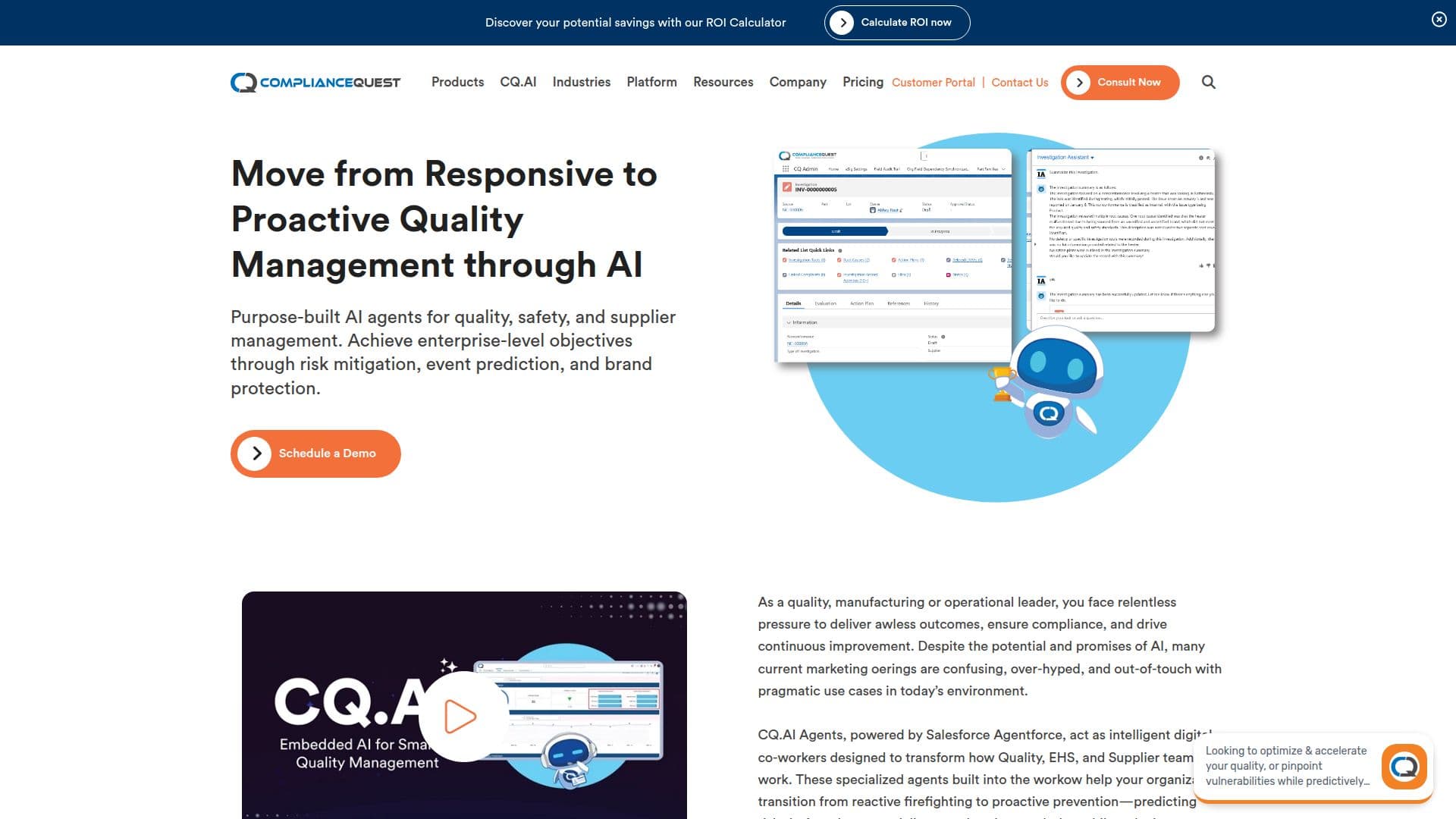 عملاء CQ.AI من ComplianceQuest screenshot