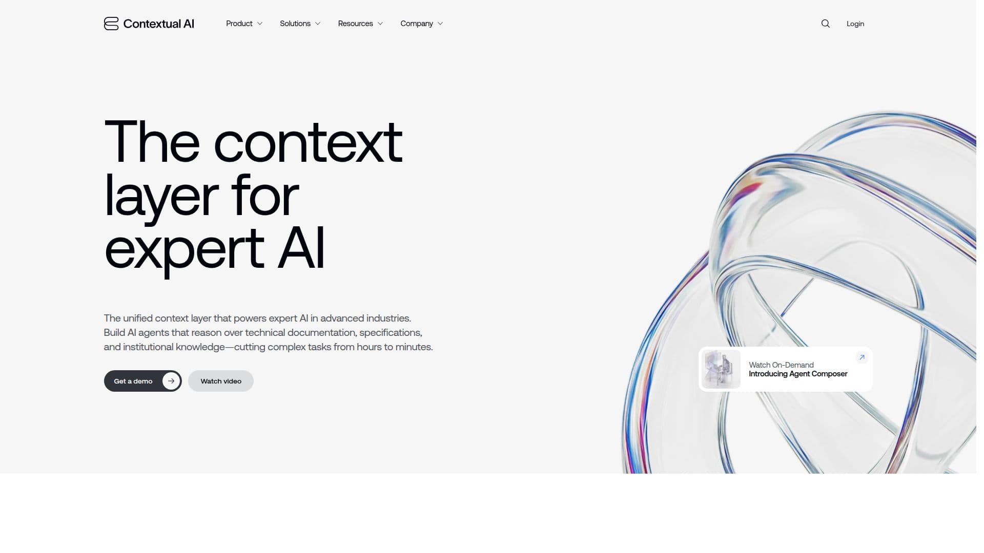 Kontextuelle KI-Plattform screenshot