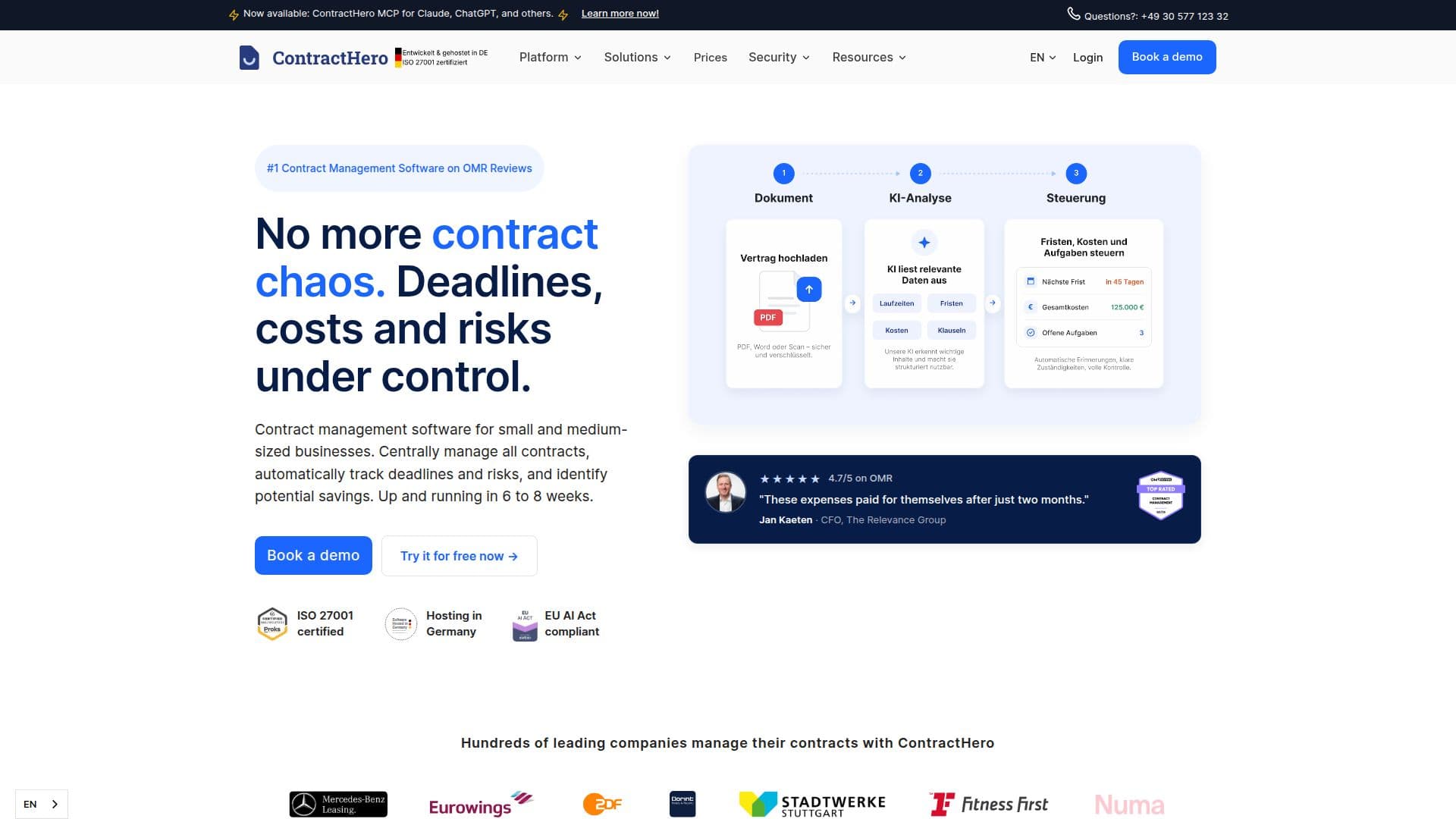 ContractHero screenshot