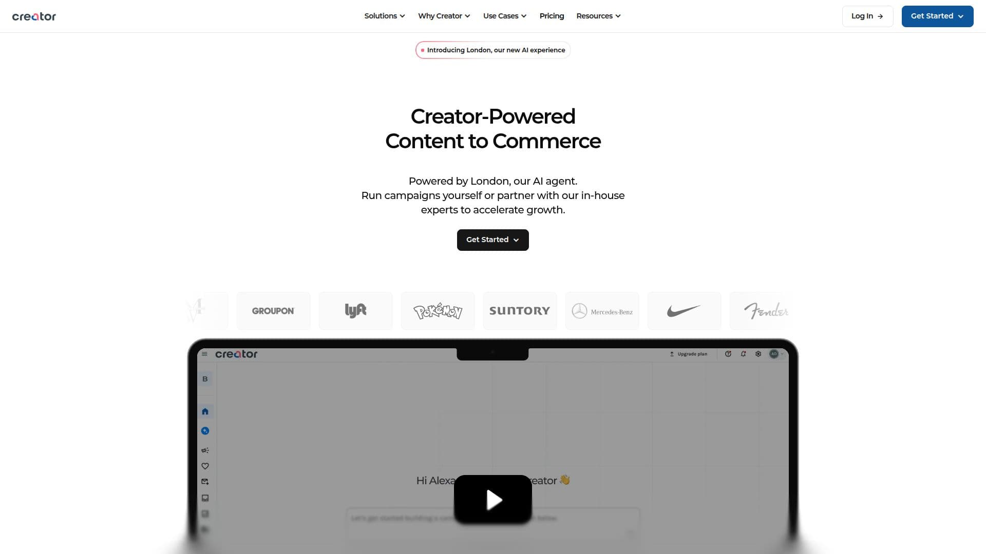 منصة Creator.co للتسويق عبر المؤثرين screenshot