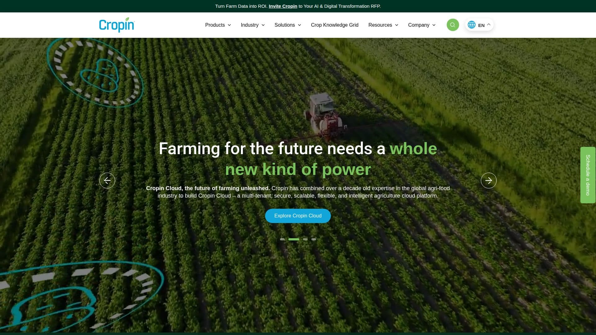 Aplikasi Pertanian Cerdas Cropin screenshot