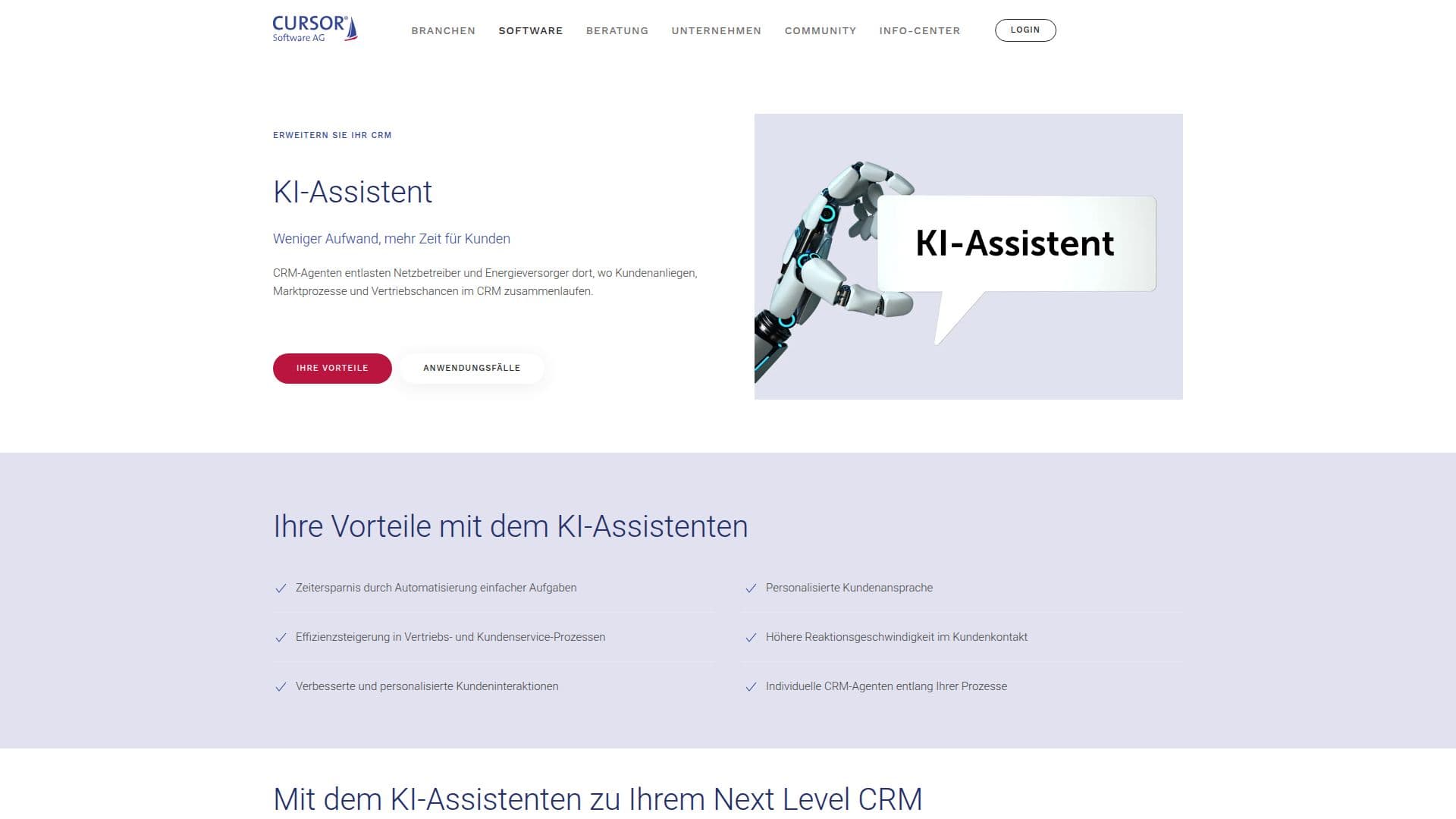 Cursor KI-Assistent screenshot