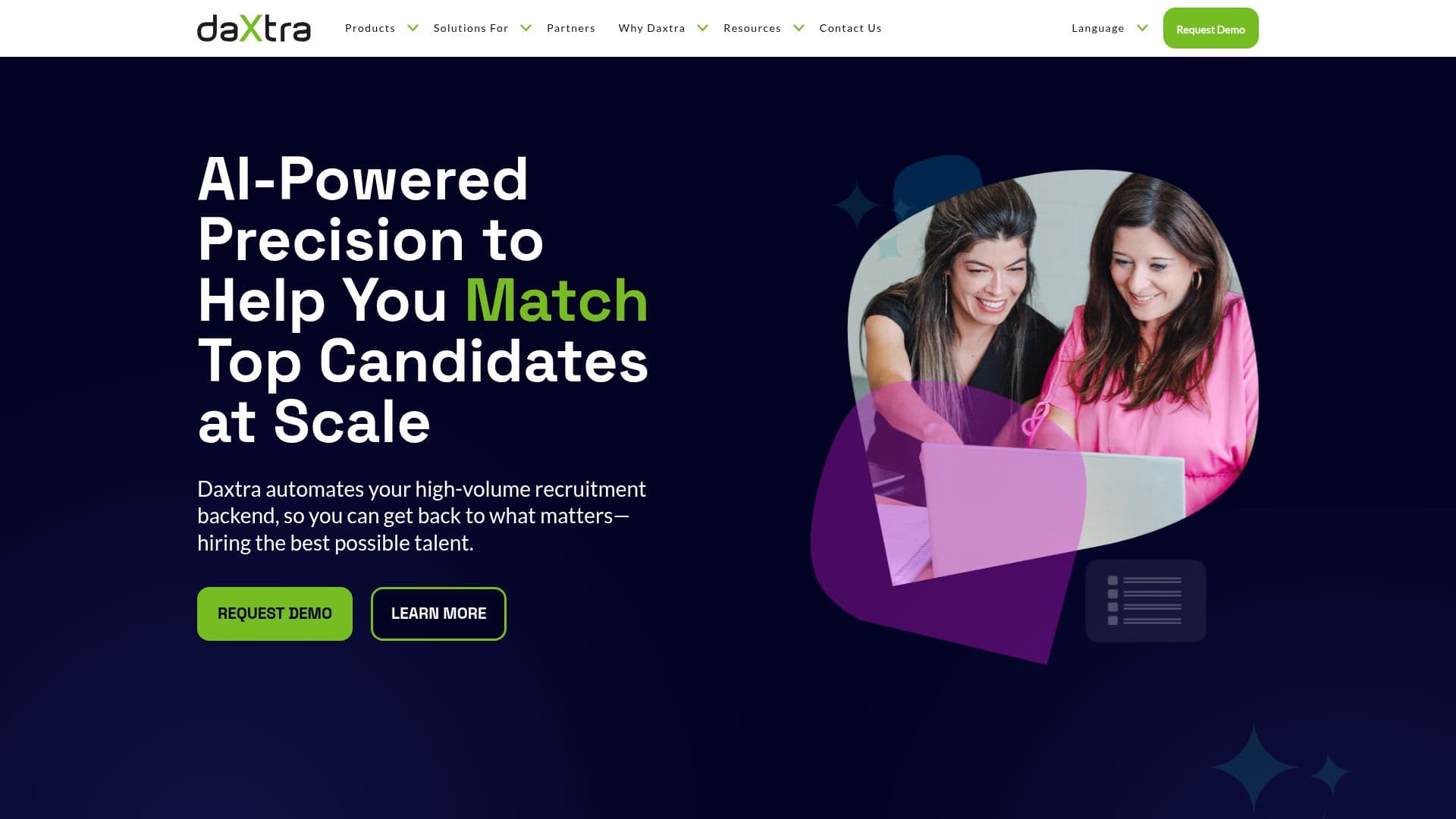 Software de Recrutamento Daxtra AI screenshot