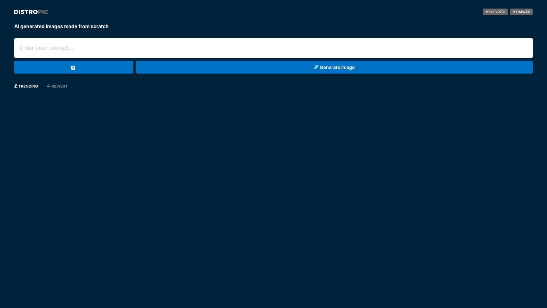 DistroPic - Gerador de Imagens AI screenshot