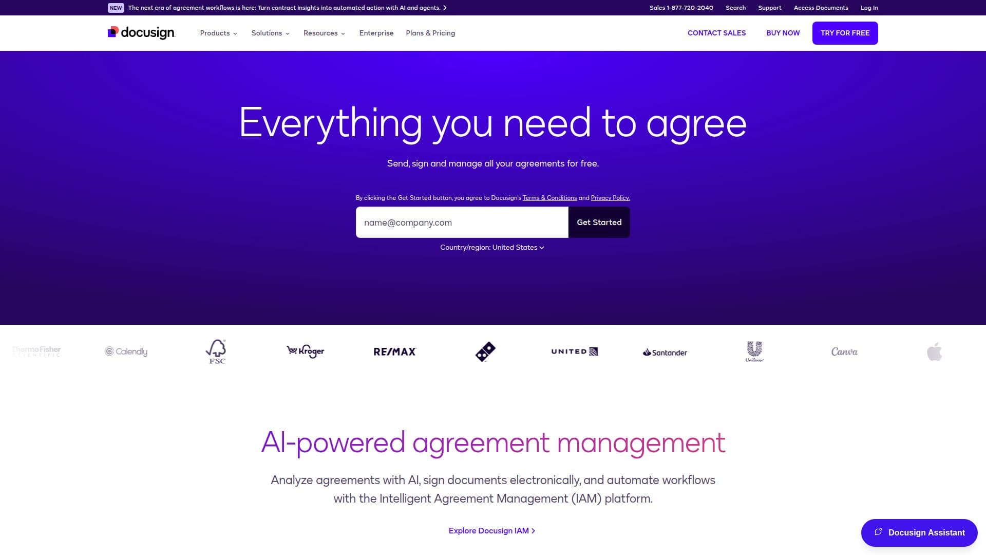 Docusign screenshot