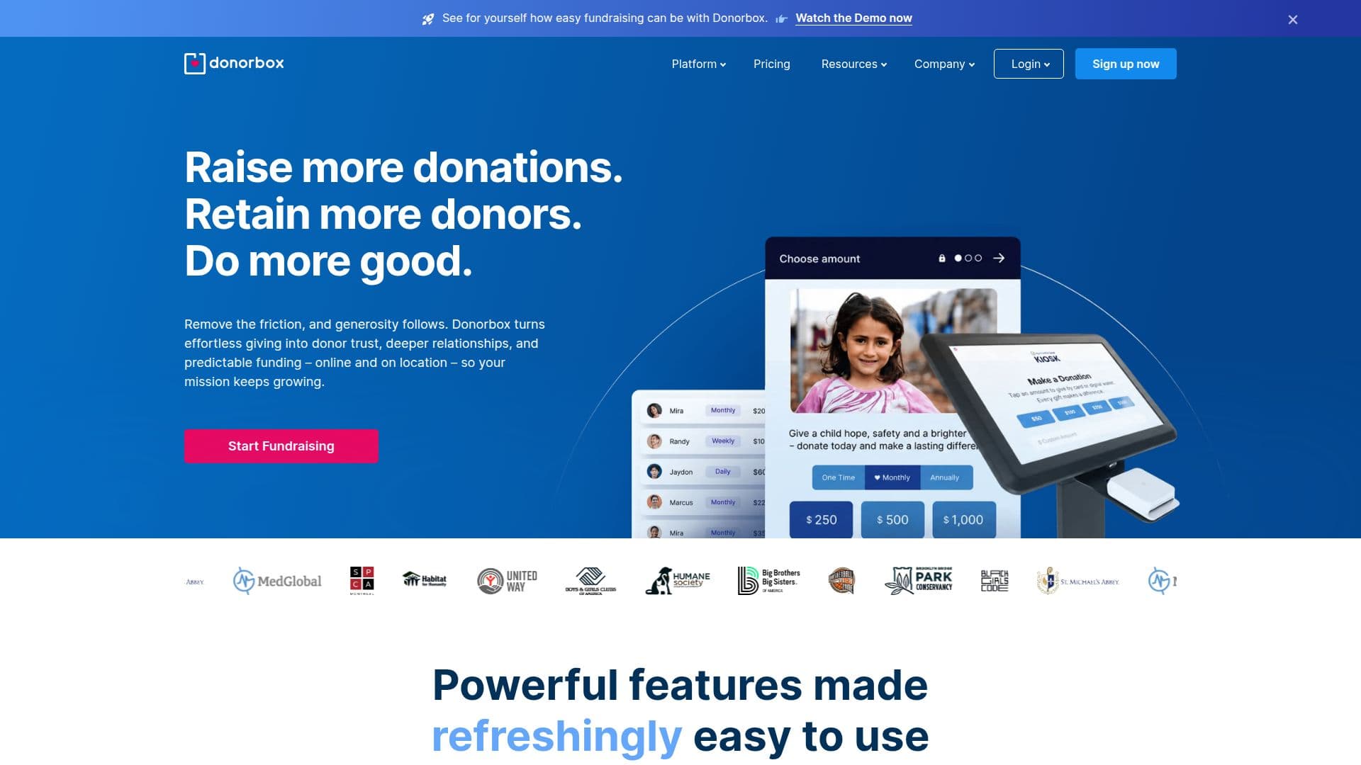 Donorbox AI screenshot