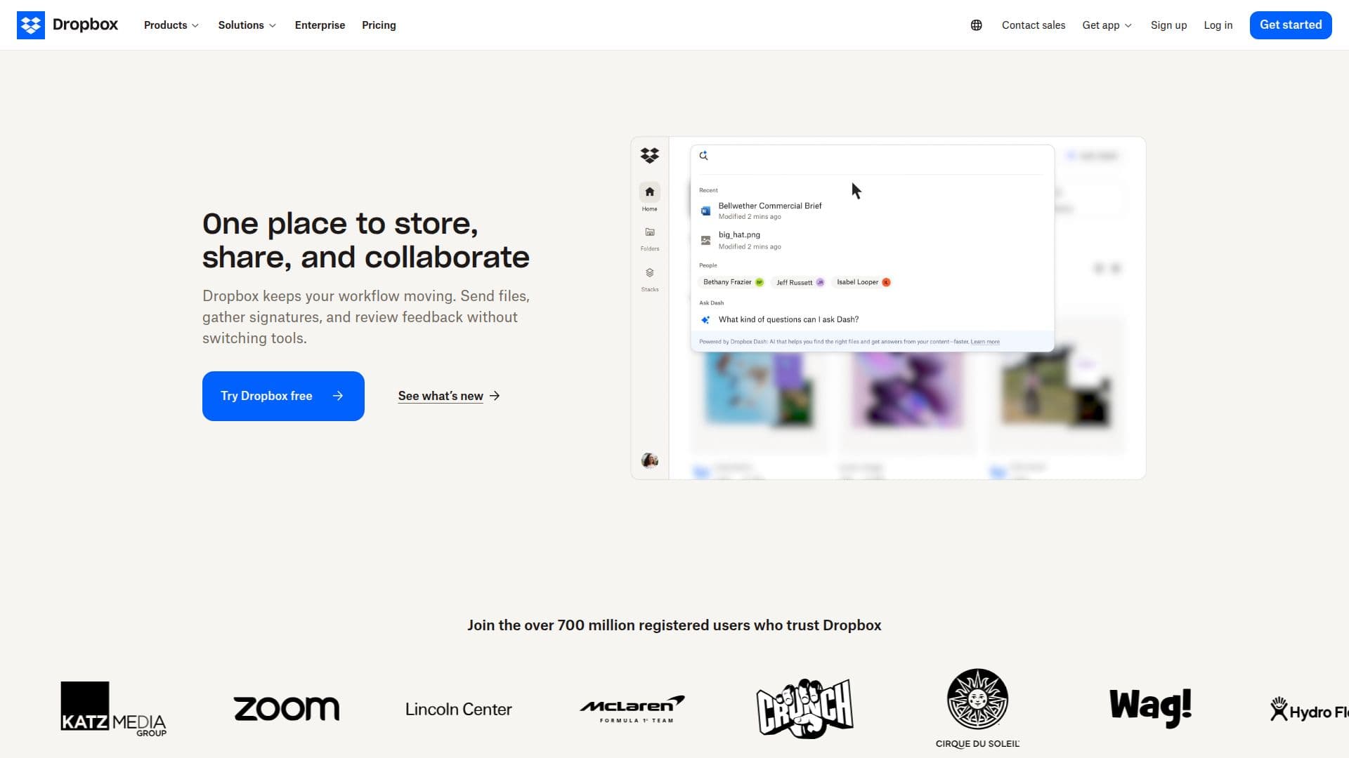 Dropbox Dash screenshot