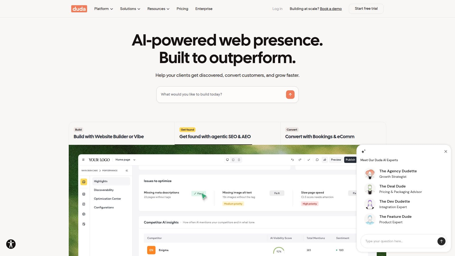 منصة دودة لوجود الويب screenshot
