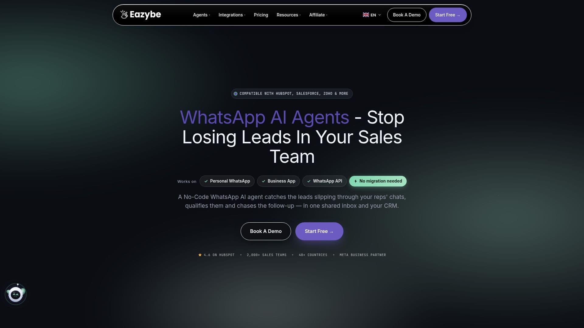Eazybe - Sales Intelligence Platform screenshot