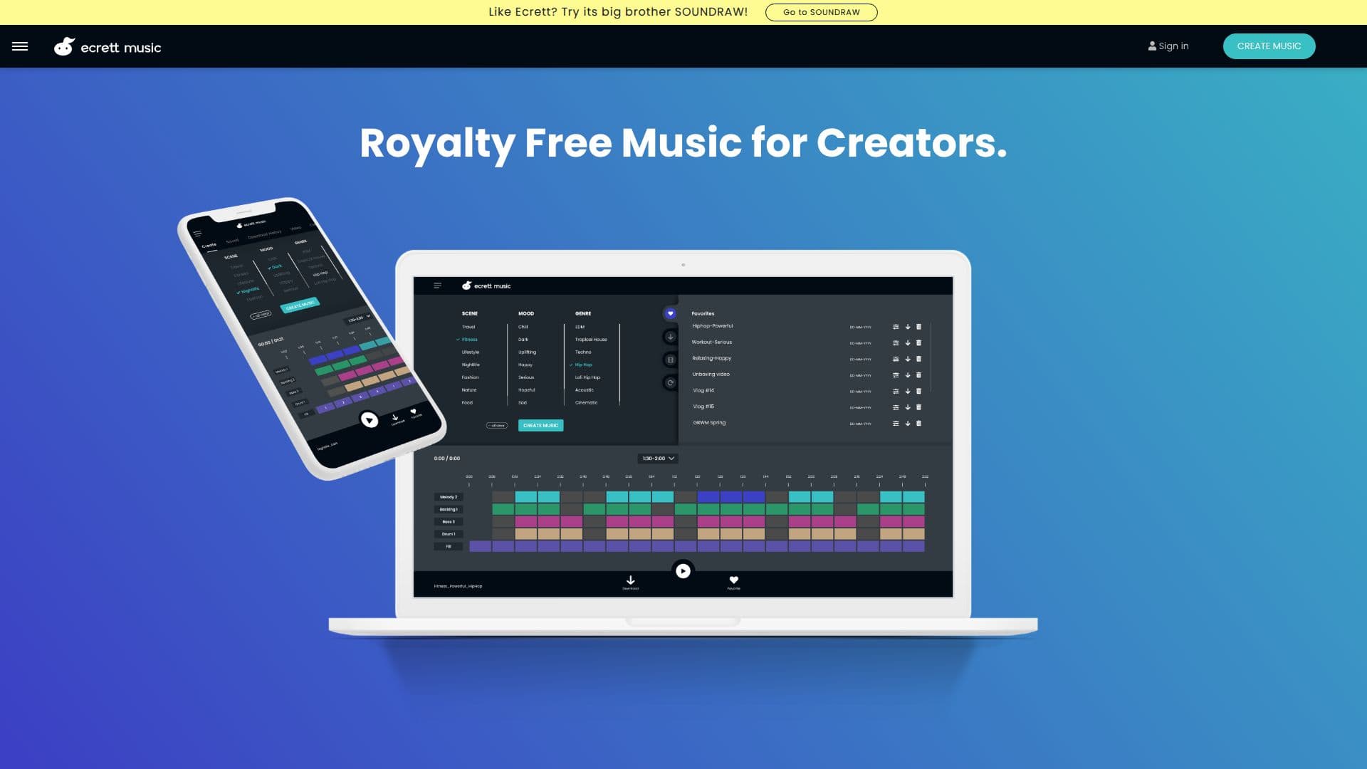 Ecrett Music screenshot