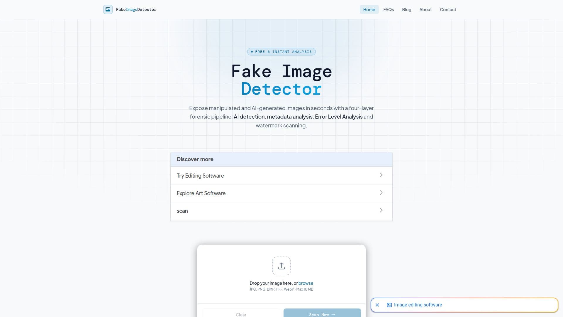 Fake Image Detector screenshot