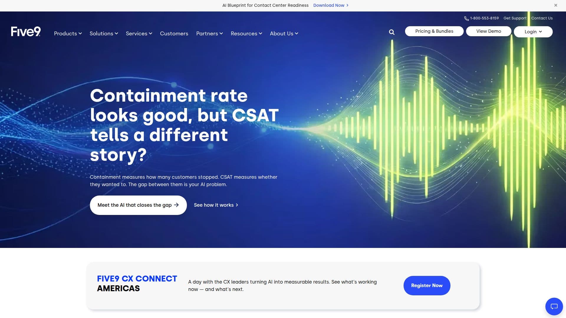 Five9 Cloud Contact Center screenshot