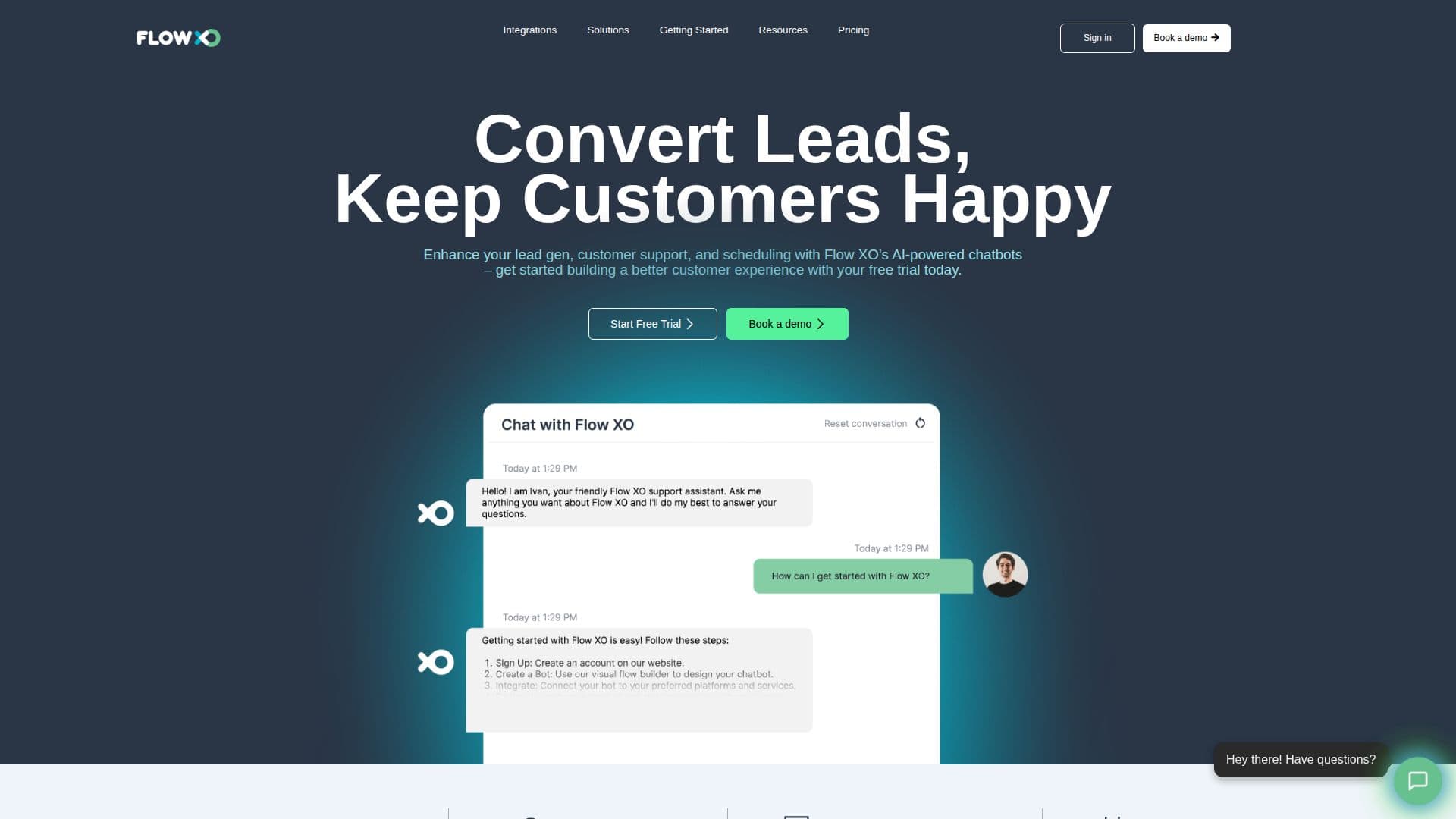 Plataforma de Chatbot Flow XO screenshot