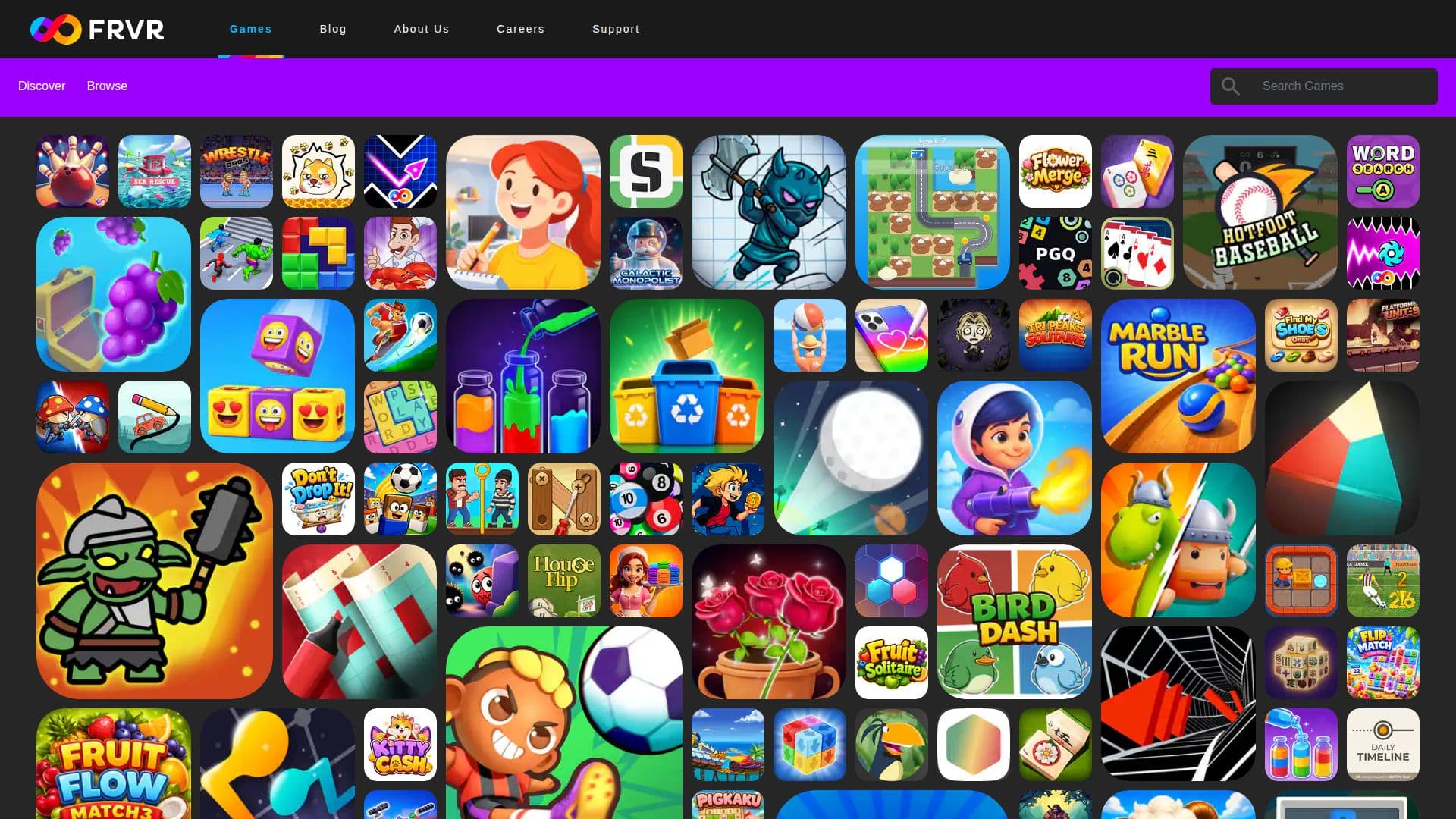Plataforma de Jogos FRVR AI screenshot
