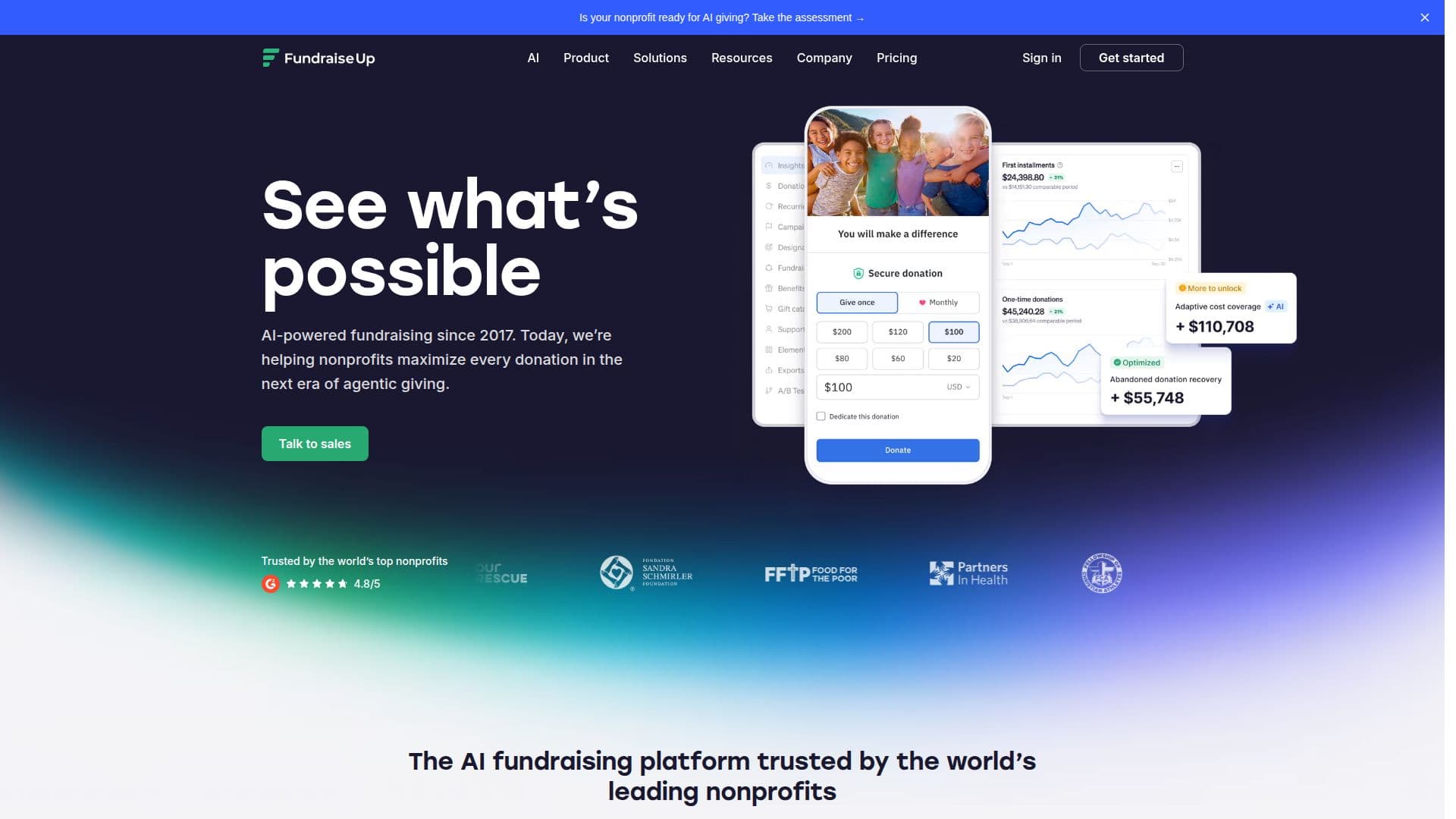 Fundraise Up screenshot