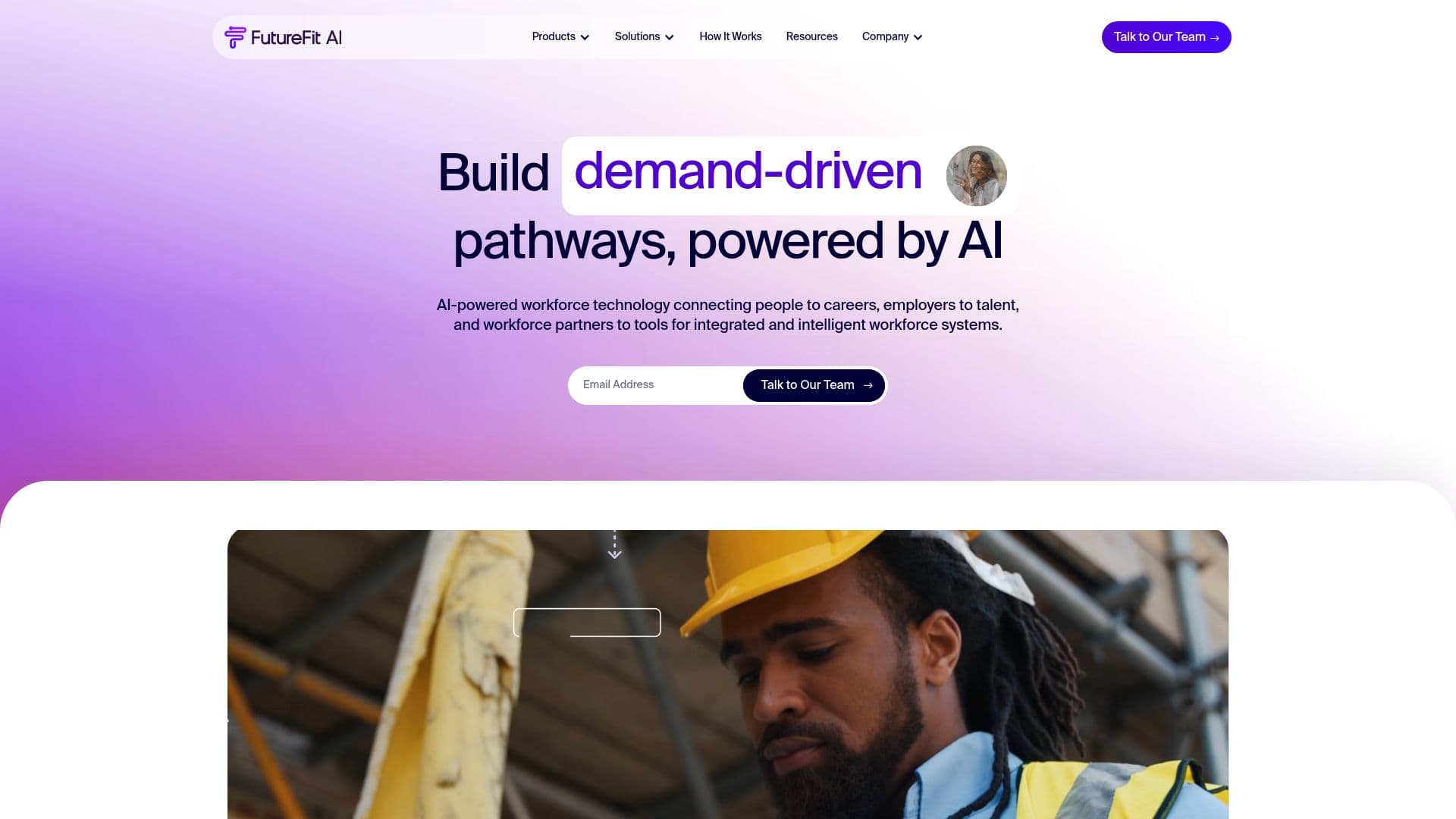 Soluções de Força de Trabalho AI FutureFit screenshot