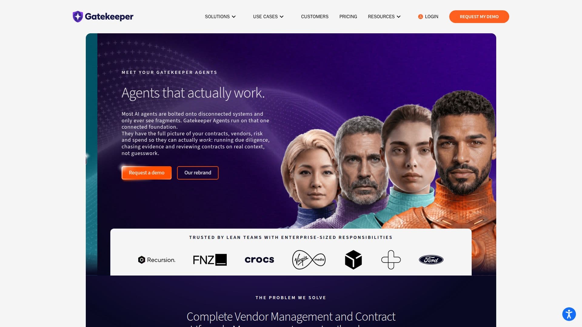 Plataforma de Gestão de Fornecedores Gatekeeper screenshot
