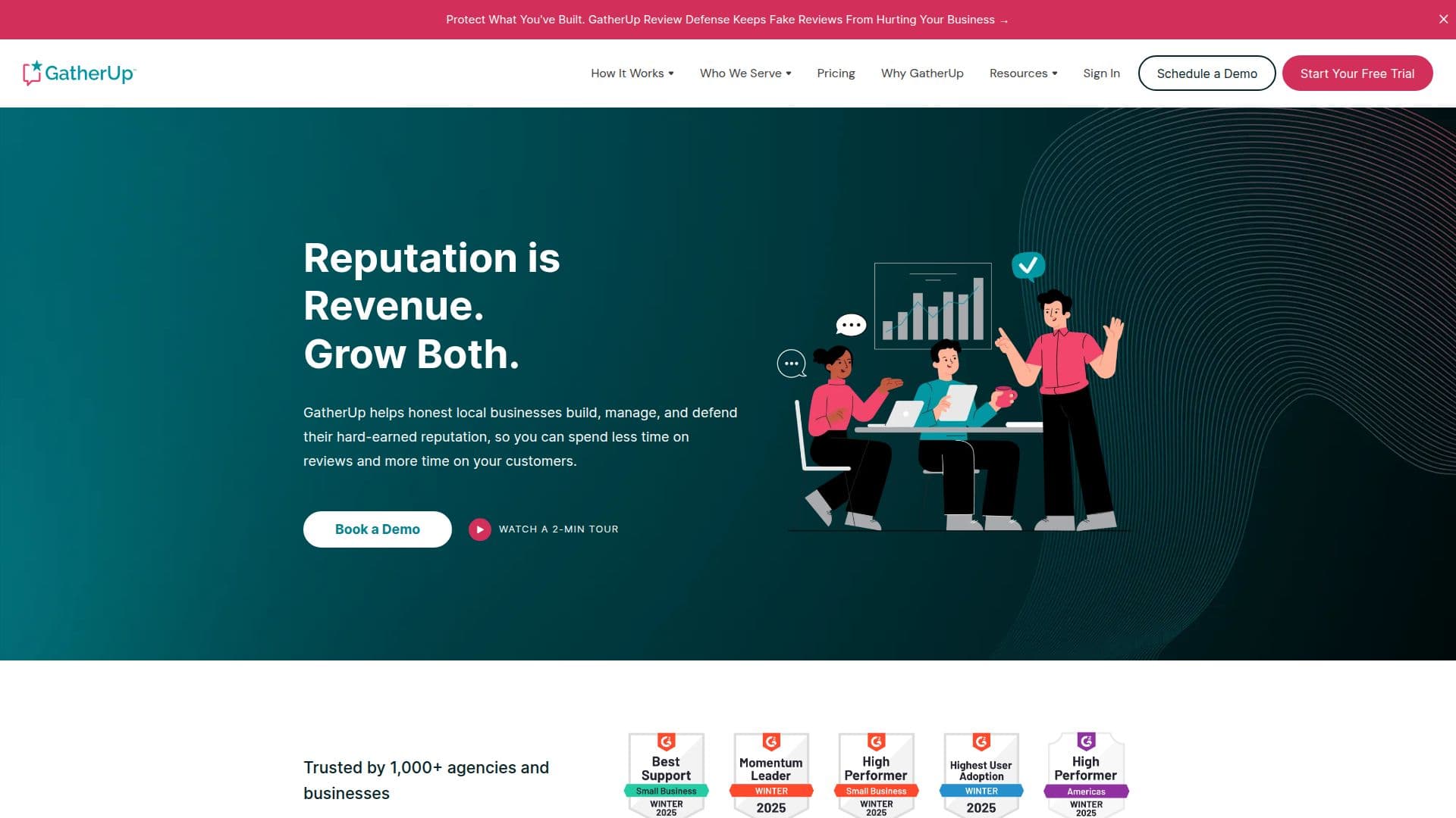 GatherUp Software de Avaliações Online screenshot