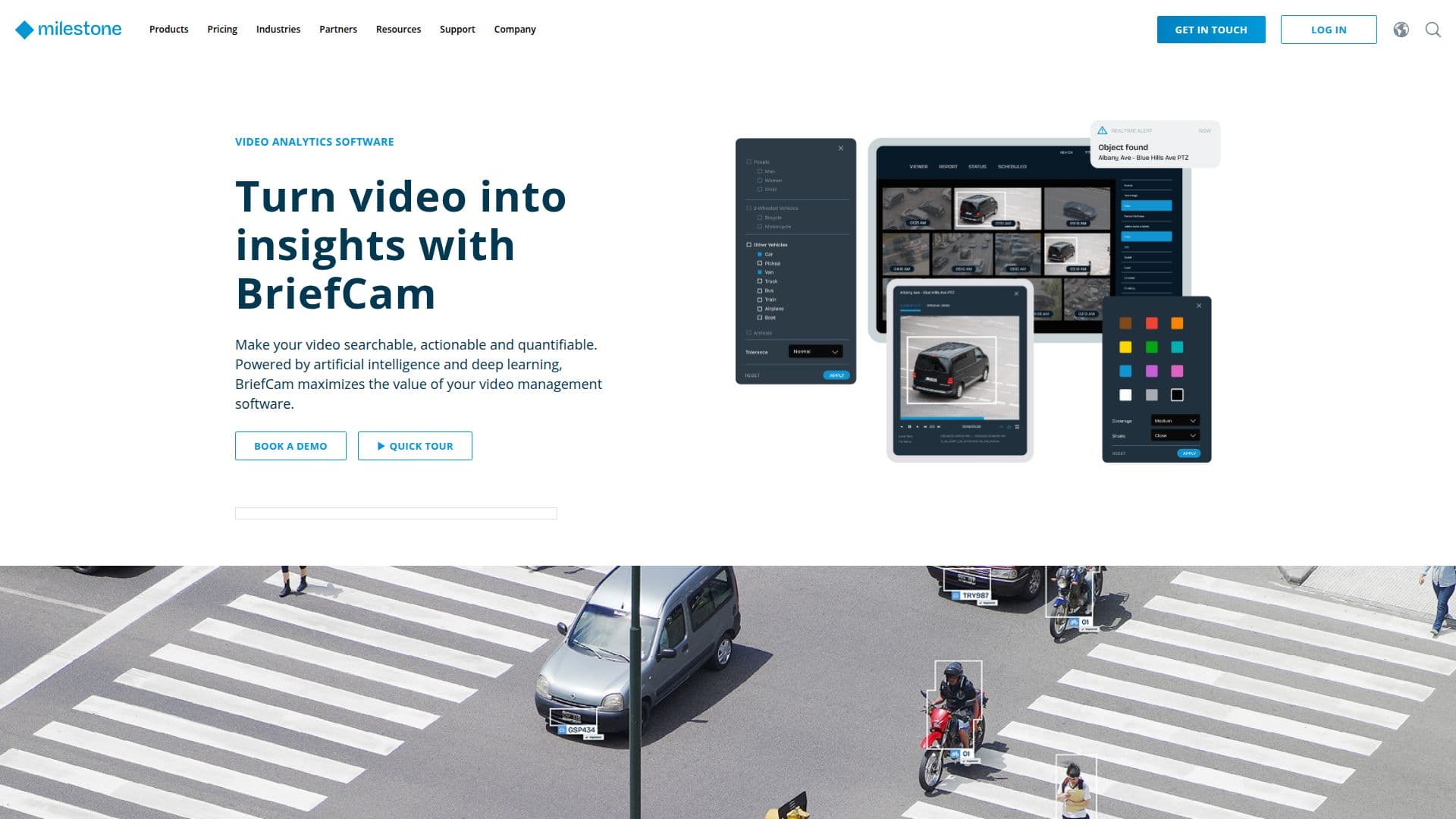 Logiciel d'Analyse Vidéo BriefCam screenshot
