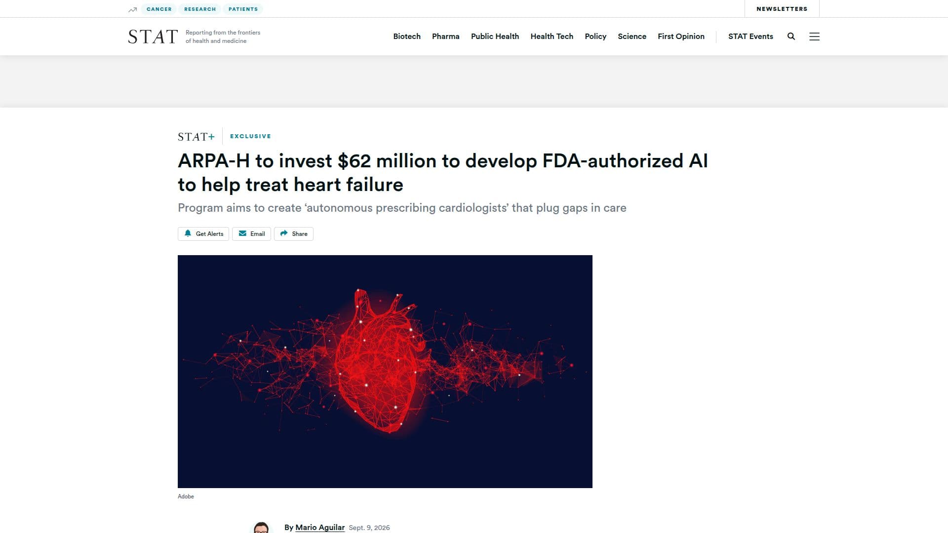 ADVOCATE — AI 심부전 치료 screenshot