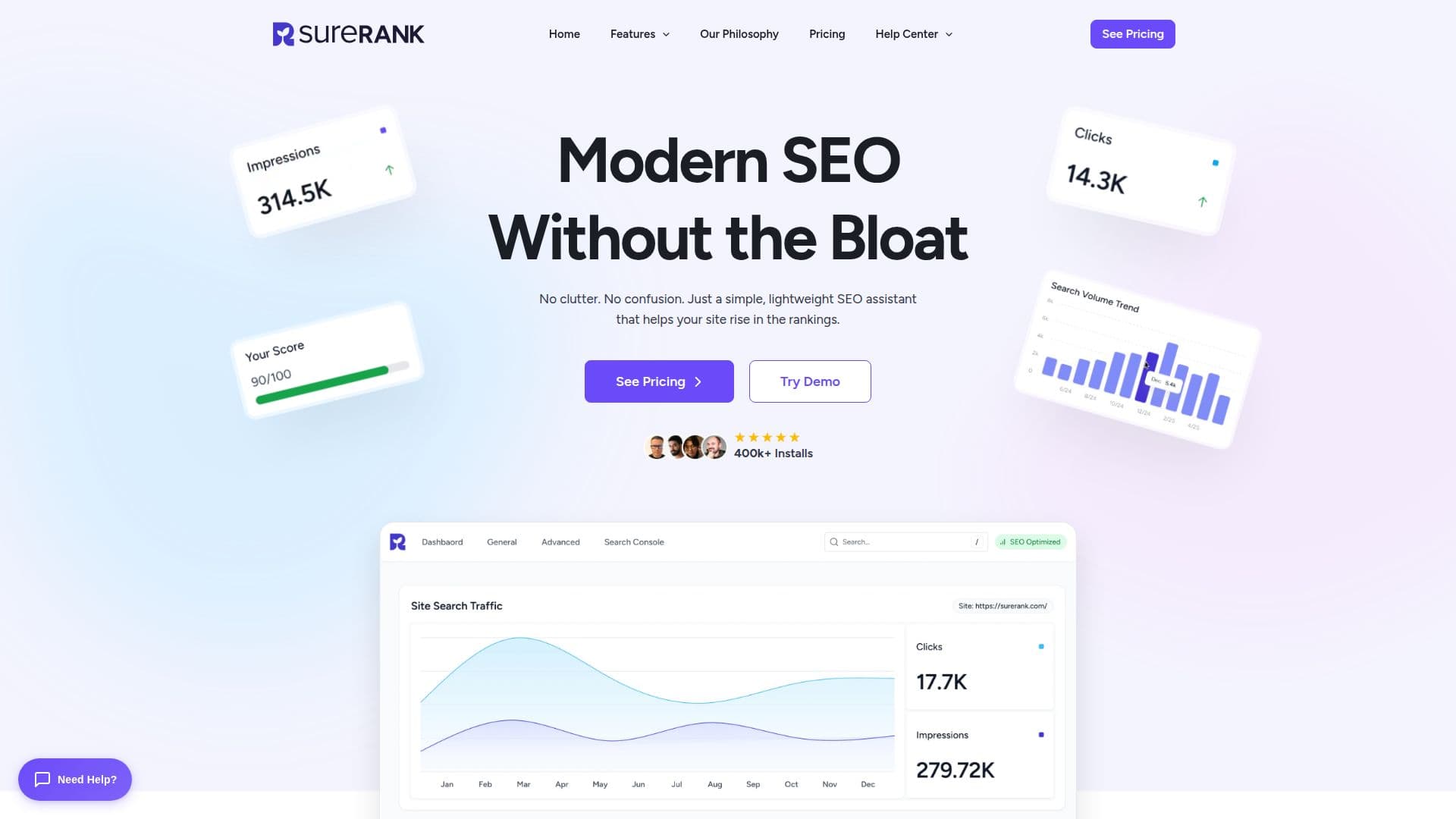 SureRank SEO 플러그인 screenshot