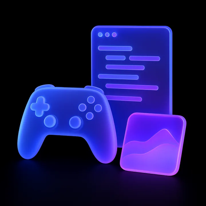 Mejores herramientas de IA para Desarrolladores de Juegos | ToolPotion.ai Ilustración de Mejores herramientas de IA para Desarrolladores de Juegos – ToolPotion.ai